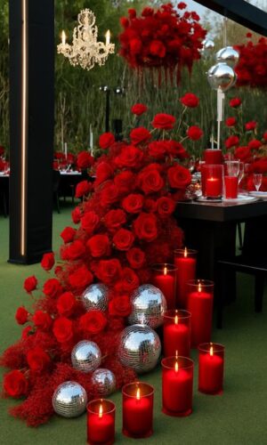 Scarlet Red Party Decor Workshop